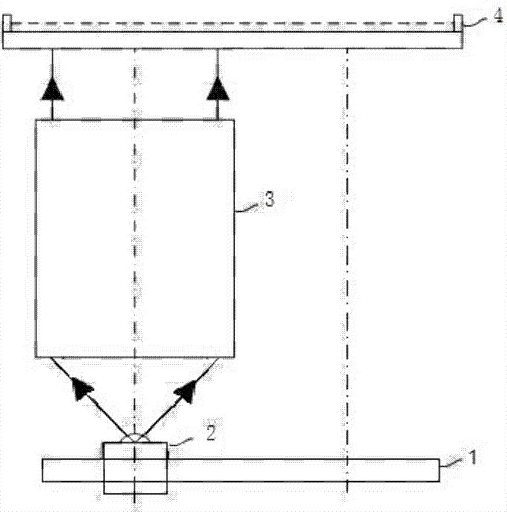 Micro-projection photo-curing printing device and method with doubled single-time printing area