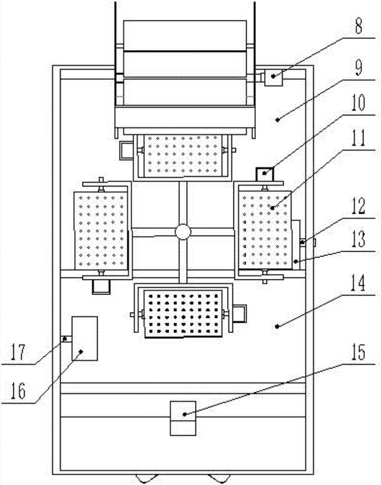 Ship for automatically cleaning floating garbage on water surface