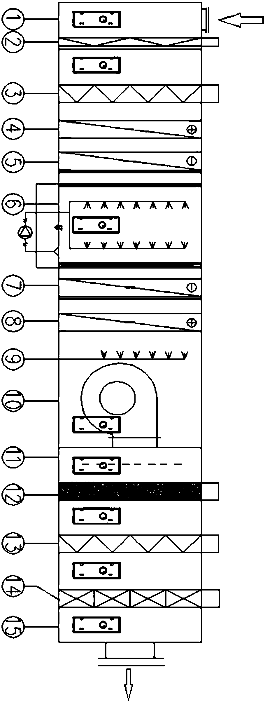 Fresh air purifying method and equipment