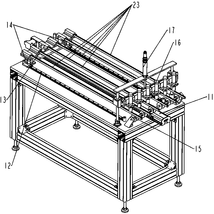 An automatic assembly device and assembly method for a light strip of an LED lamp tube