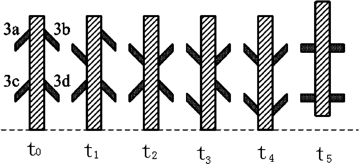 Miniature nanomotor based on shearing piezoelectric effect