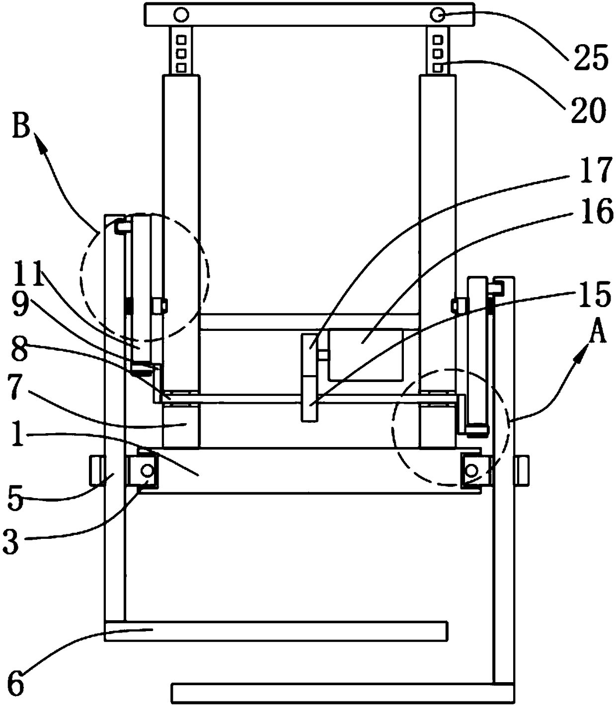 Postoperative rehabilitation walking aid