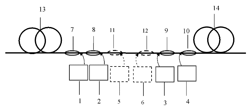 Random fiber laser of semiconductor laser cascaded pump