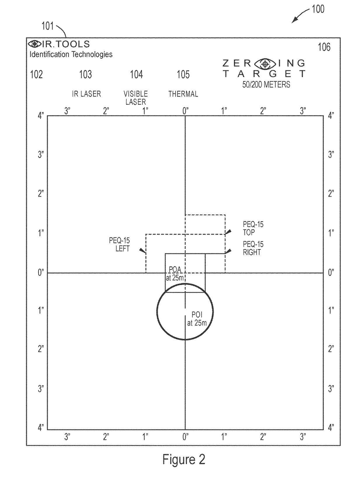 Universal weapon zeroing target