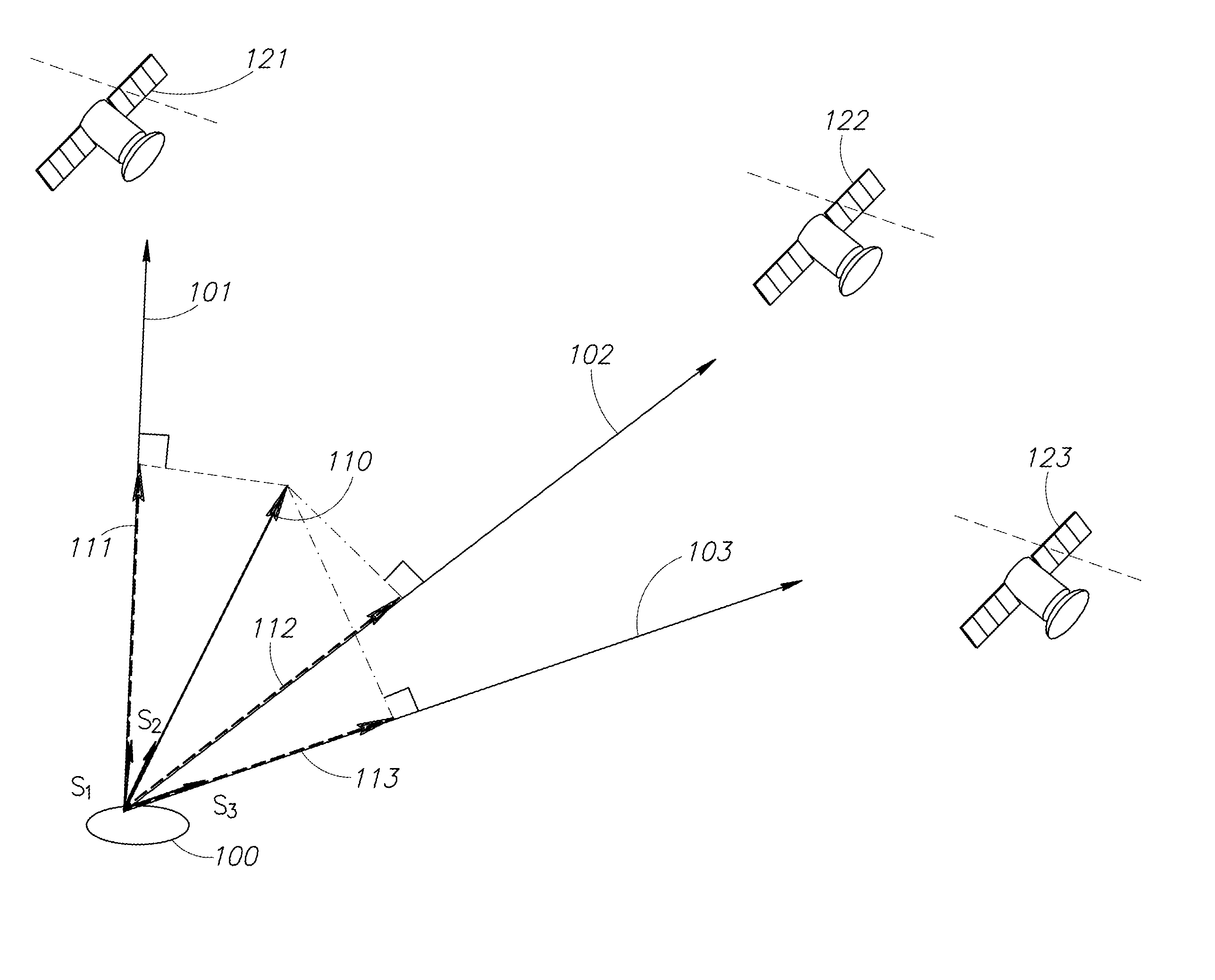 Method and system for determining navigation parameters of an aircraft