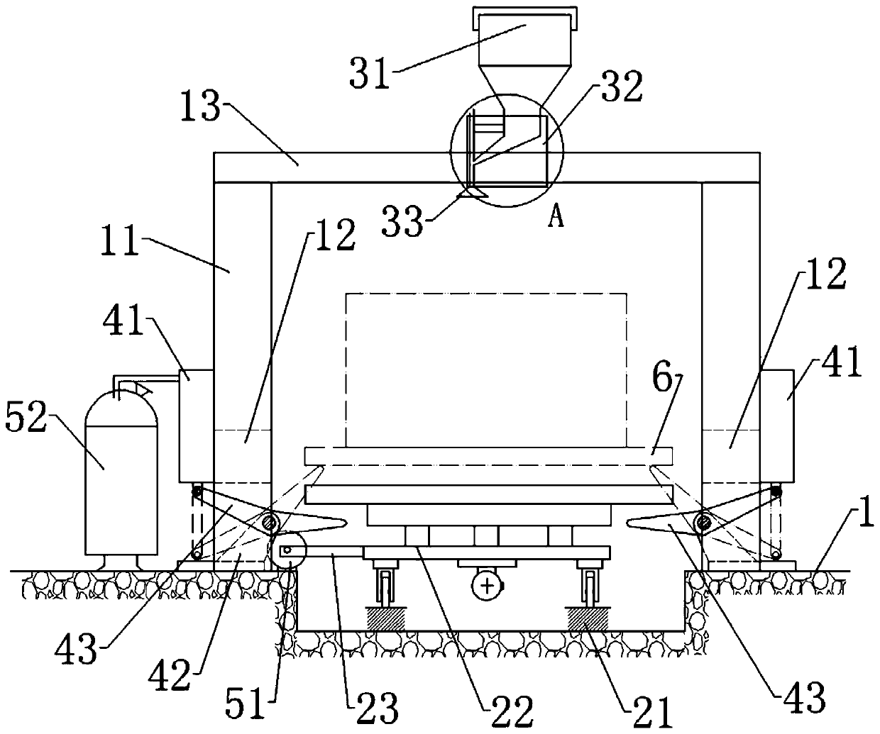 Lightweight block cutting replacement device