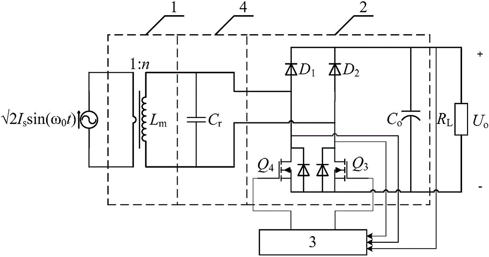 Power taking device based on non-closed current transformer and control method thereof