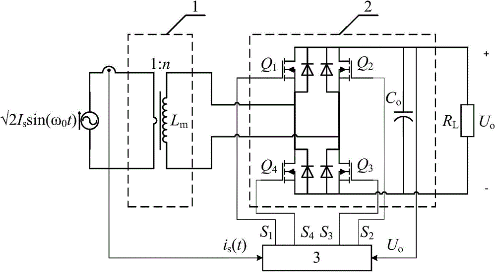 Power taking device based on non-closed current transformer and control method thereof