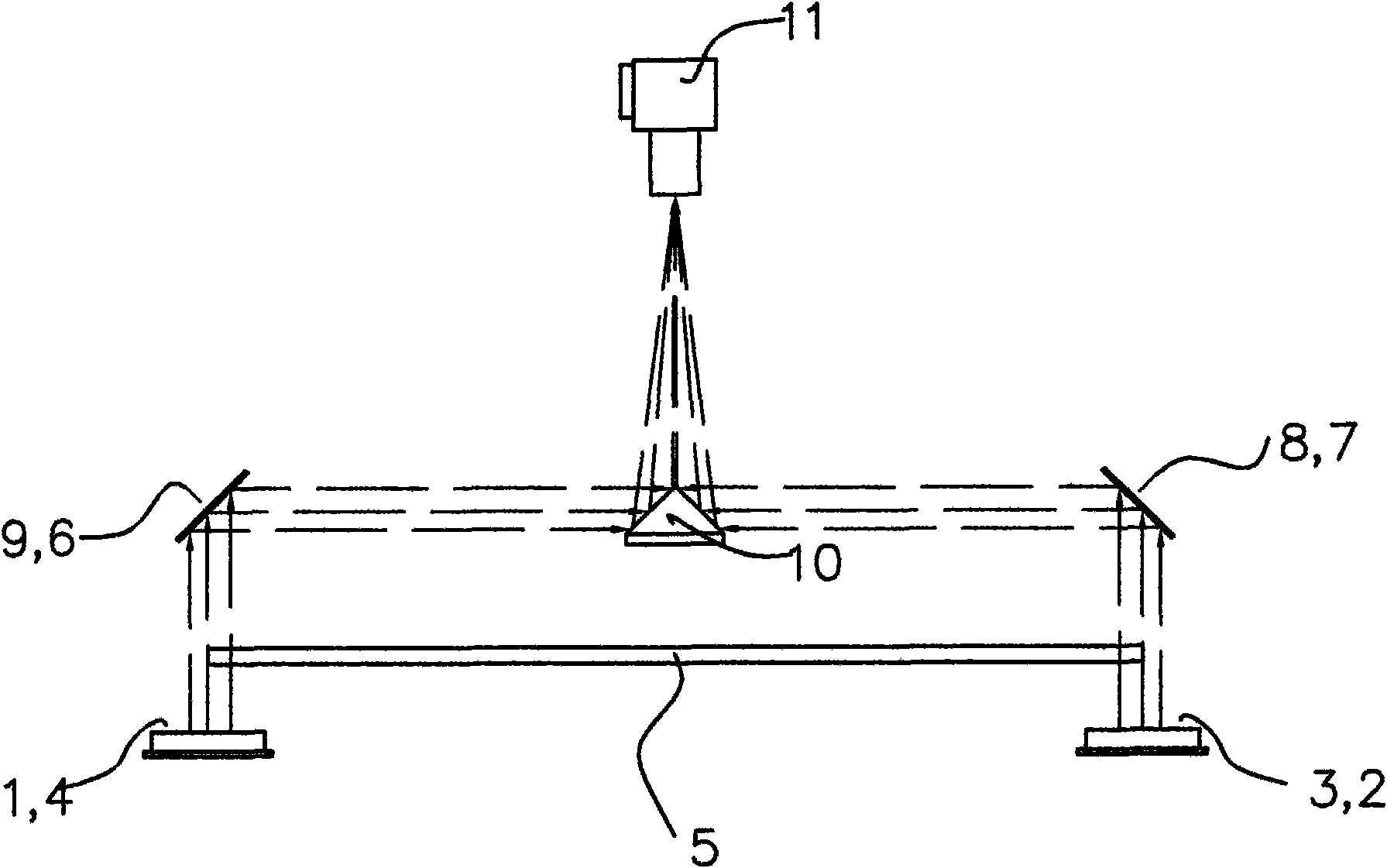 On-line data measuring method for regular polygon measured object based on machine vision and system