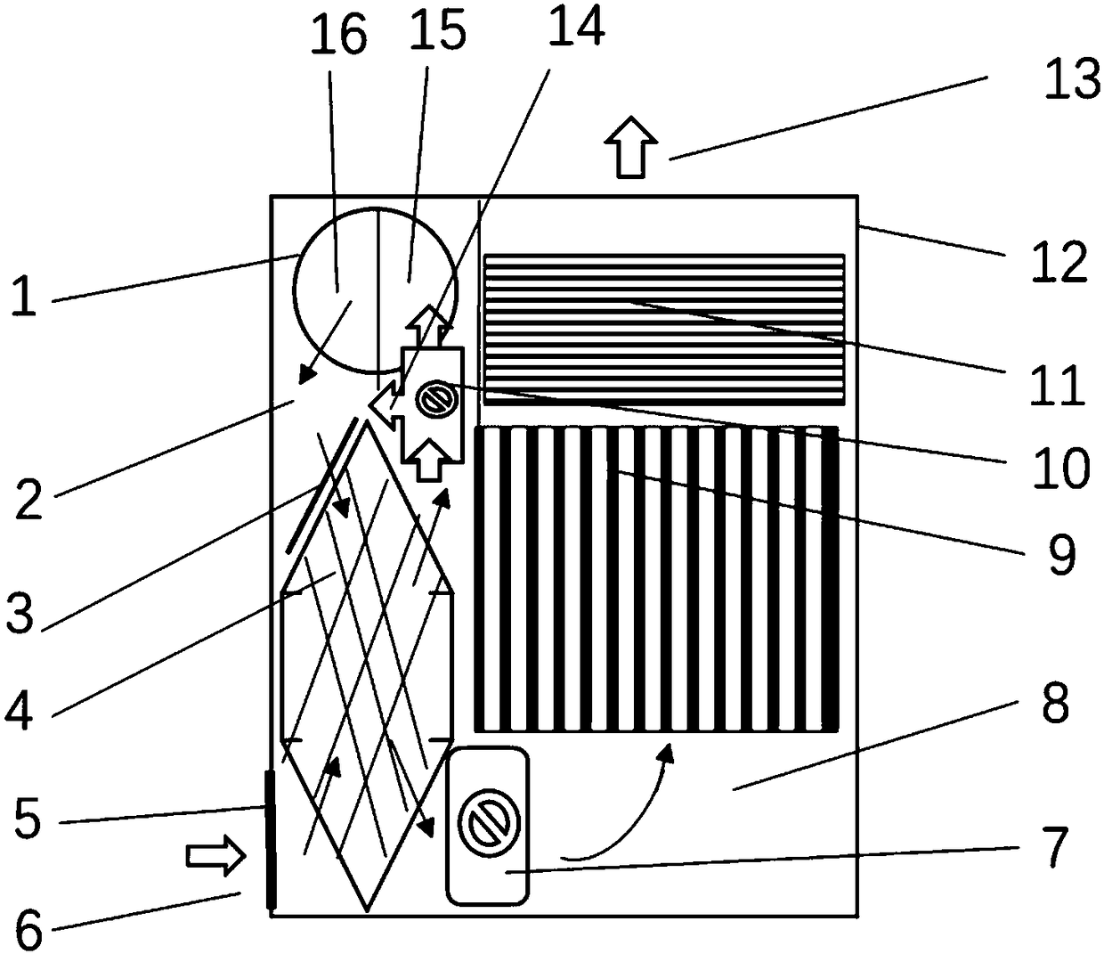 Heat exchange fresh air purifier