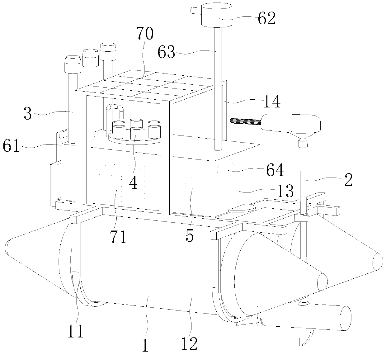 Remotely controllable water quality detection boat and water quality detection method applying same