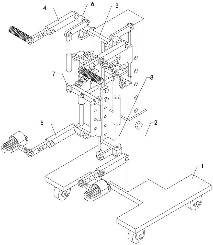 Rehabilitation device for sequela of apoplexy