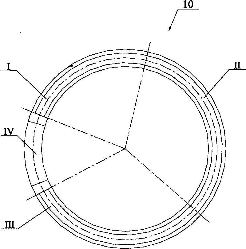 Ring cooling machine and flue gas cover ring-shaped liquid groove thereof