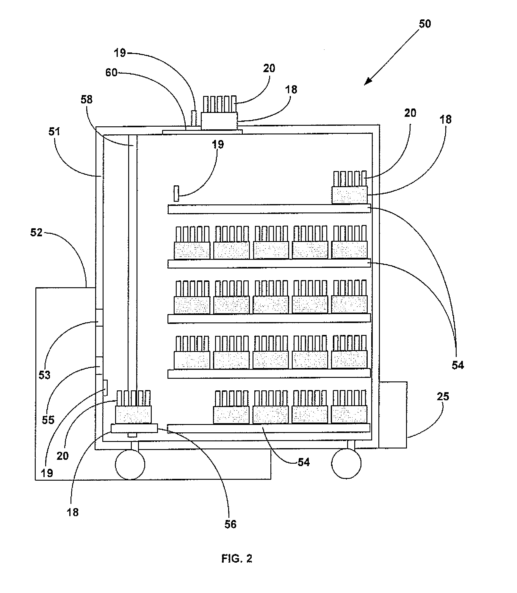 Mobile sample storage and retrieval unit for a laboratory automated sample handling worksystem