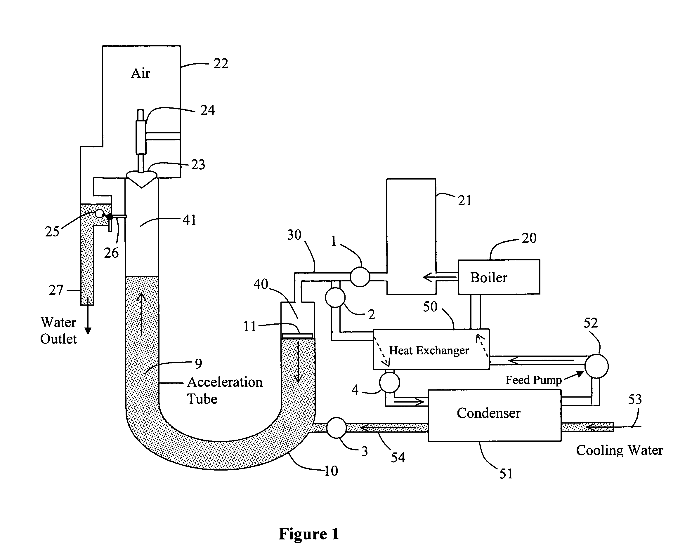 Vapor-powered kinetic pump