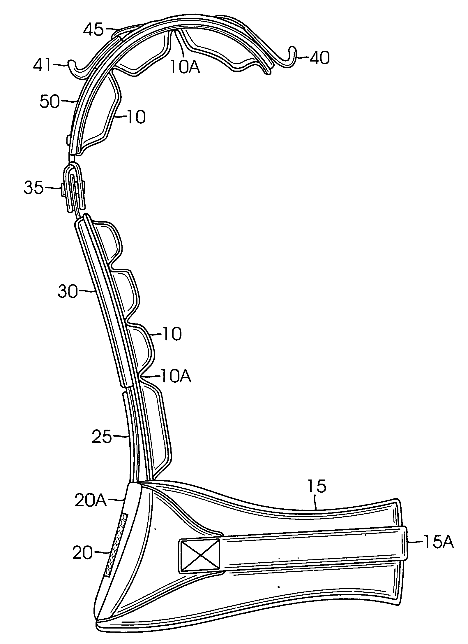 Harness apparatus for squatting exercises