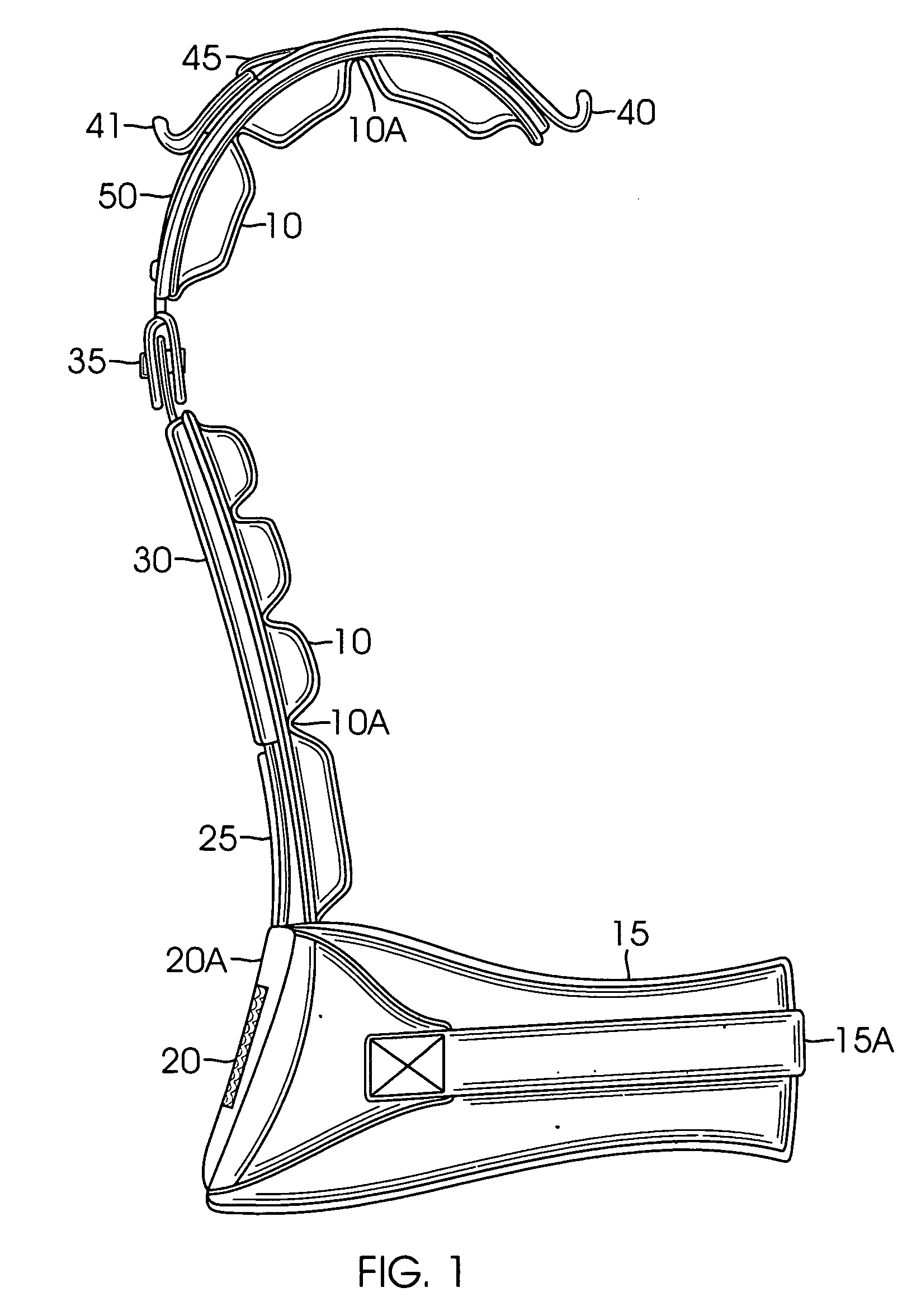 Harness apparatus for squatting exercises