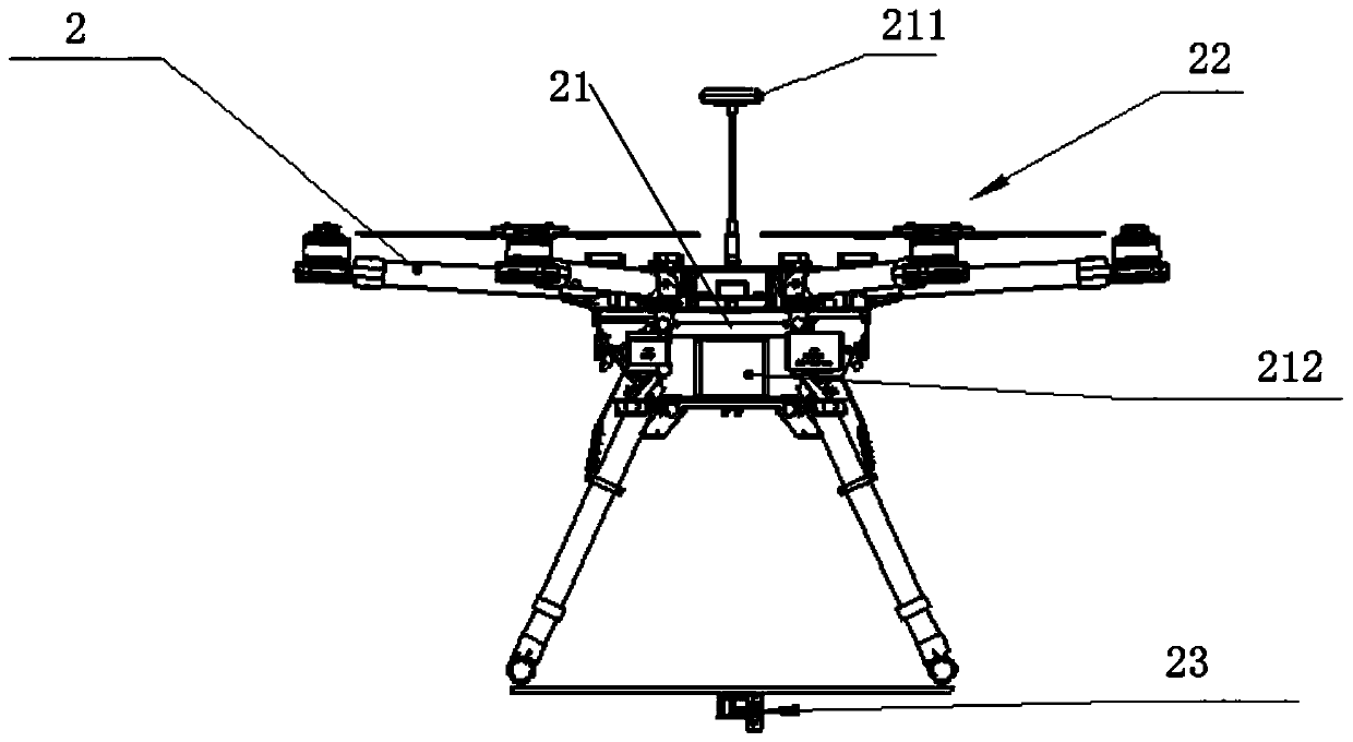 Chimney detection equipment assisted by unmanned aerial vehicle and detection method