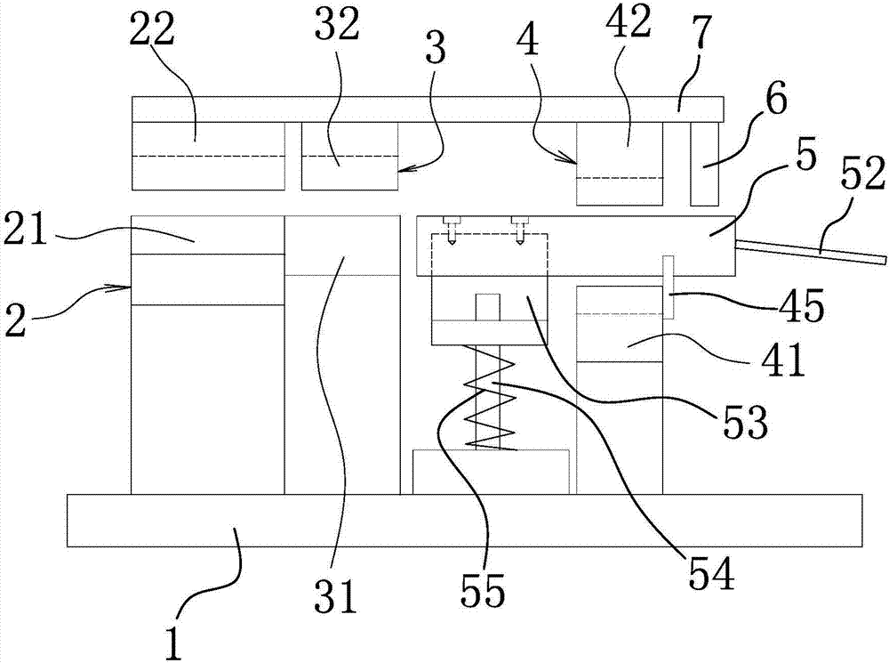 Three-station edge rolling mold for aluminum-based cam shaft sleeve