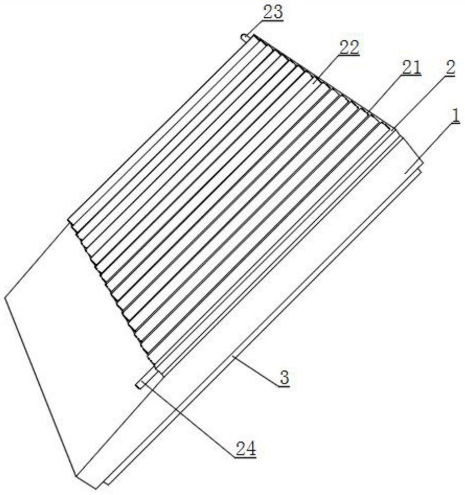 Green building with light energy utilization mechanism