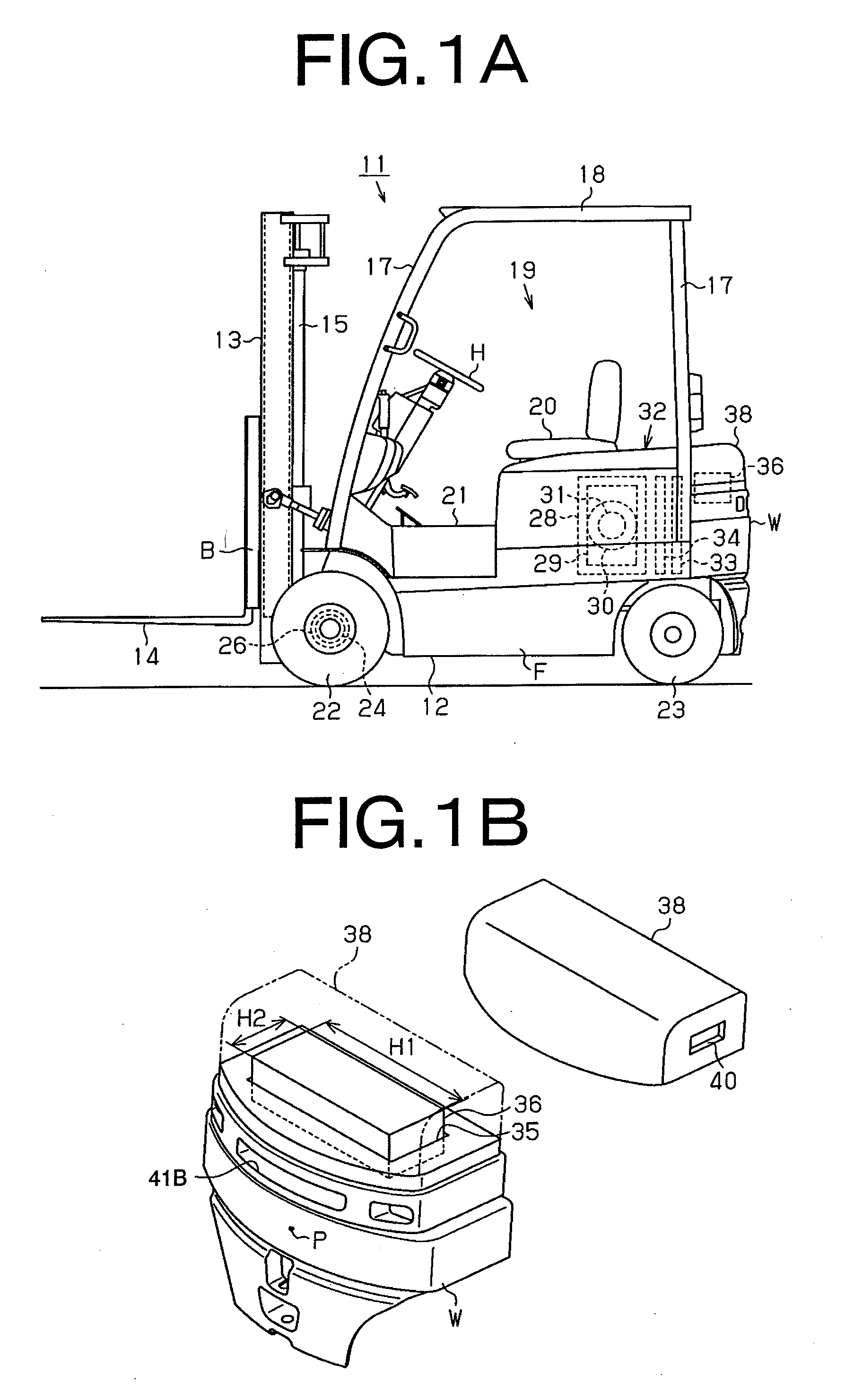 Hybrid industrial vehicle