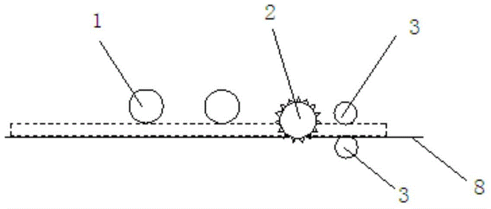 Edge trimming device for steel plate