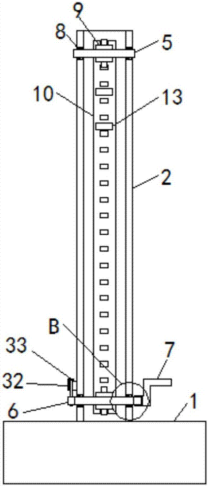 Adjustable solar street lamp with LED lamp