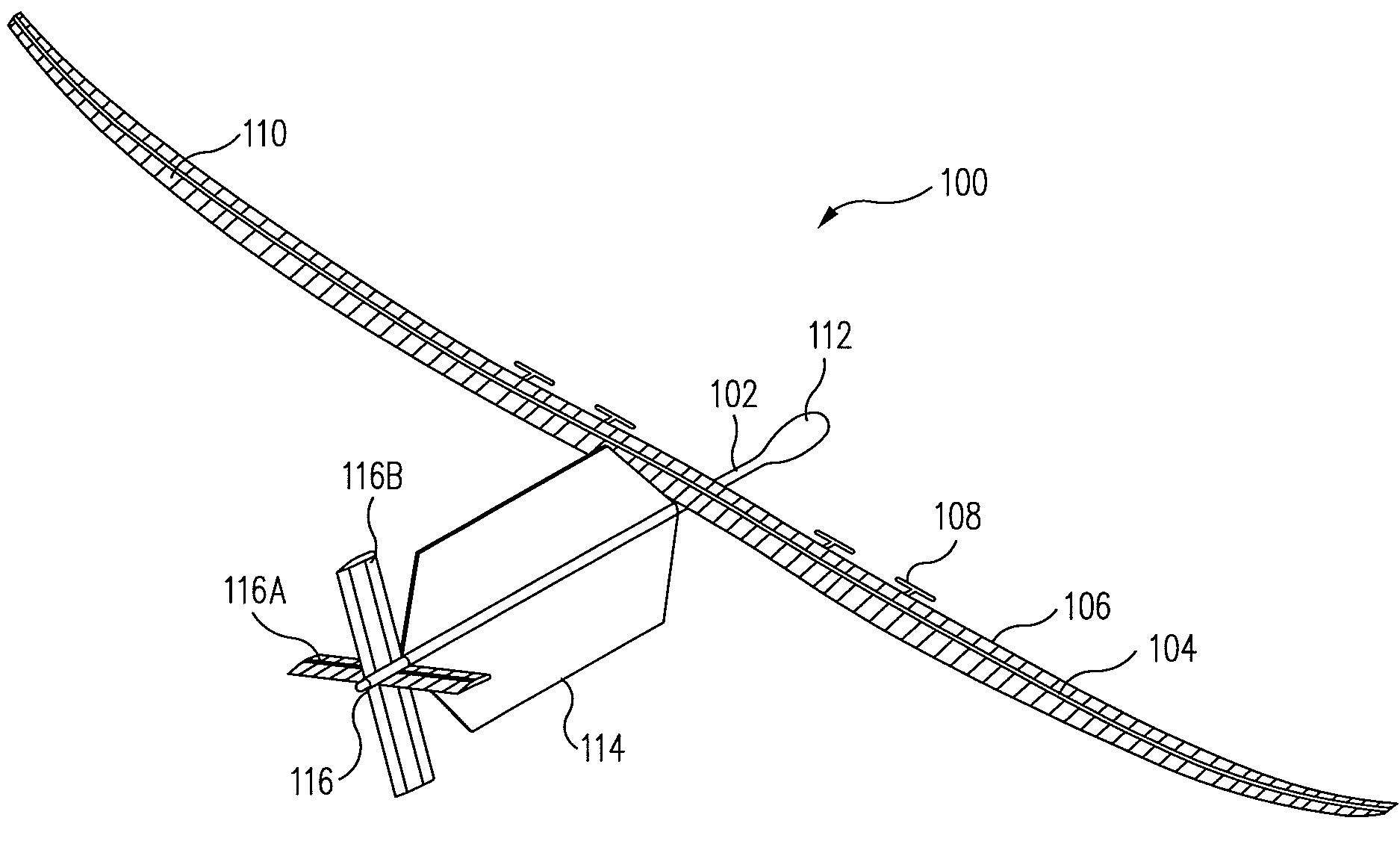 Solar powered aerial vehicle