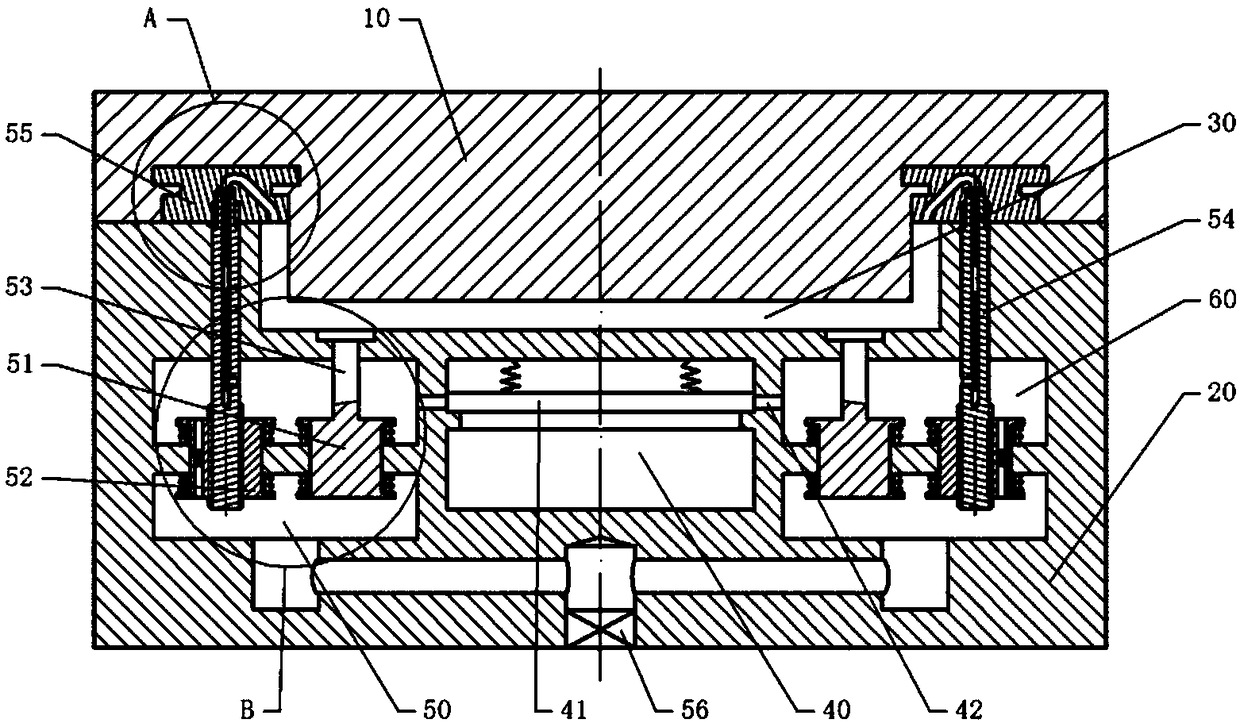 Injection mold for producing automobile part