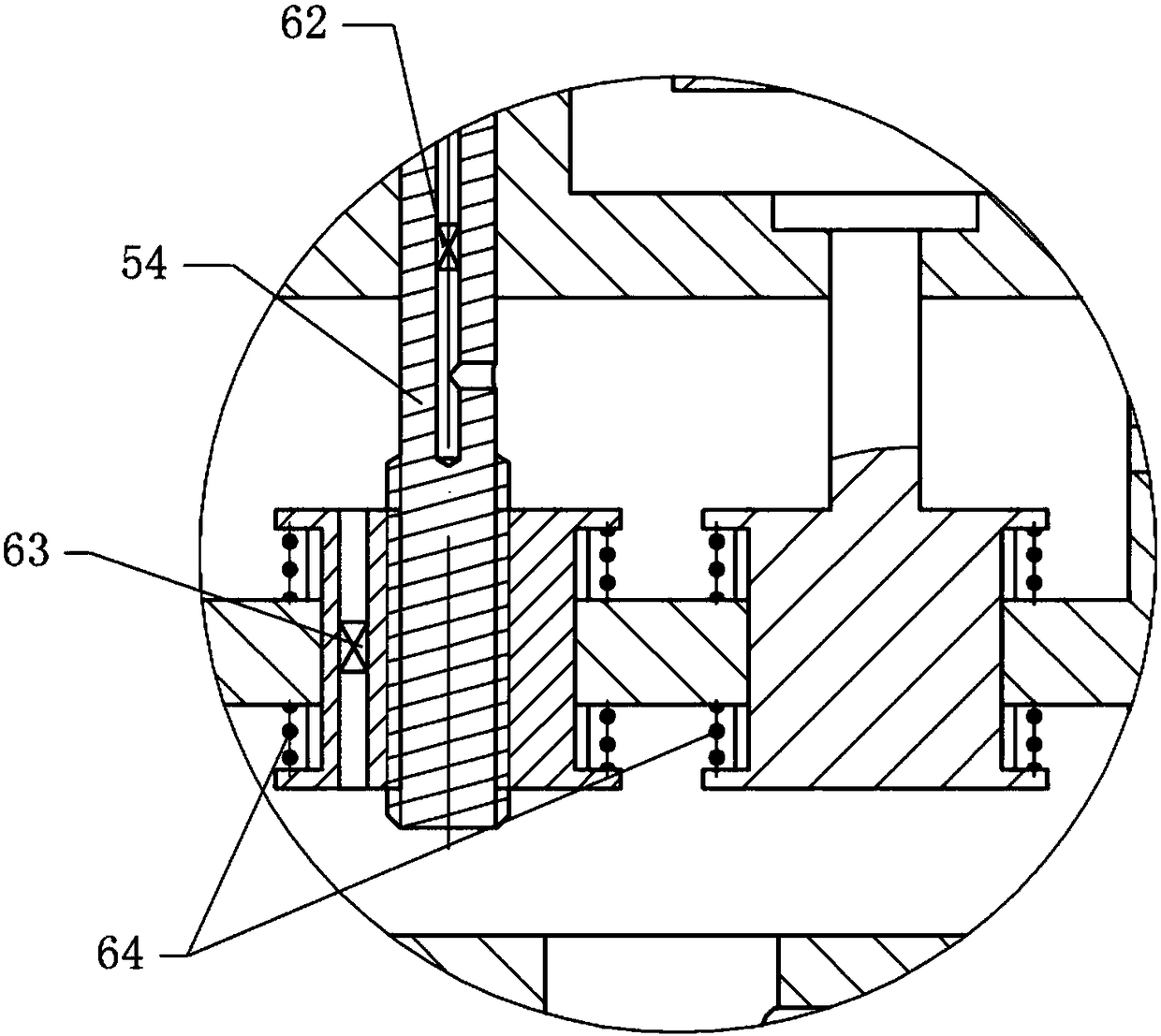 Injection mold for producing automobile part