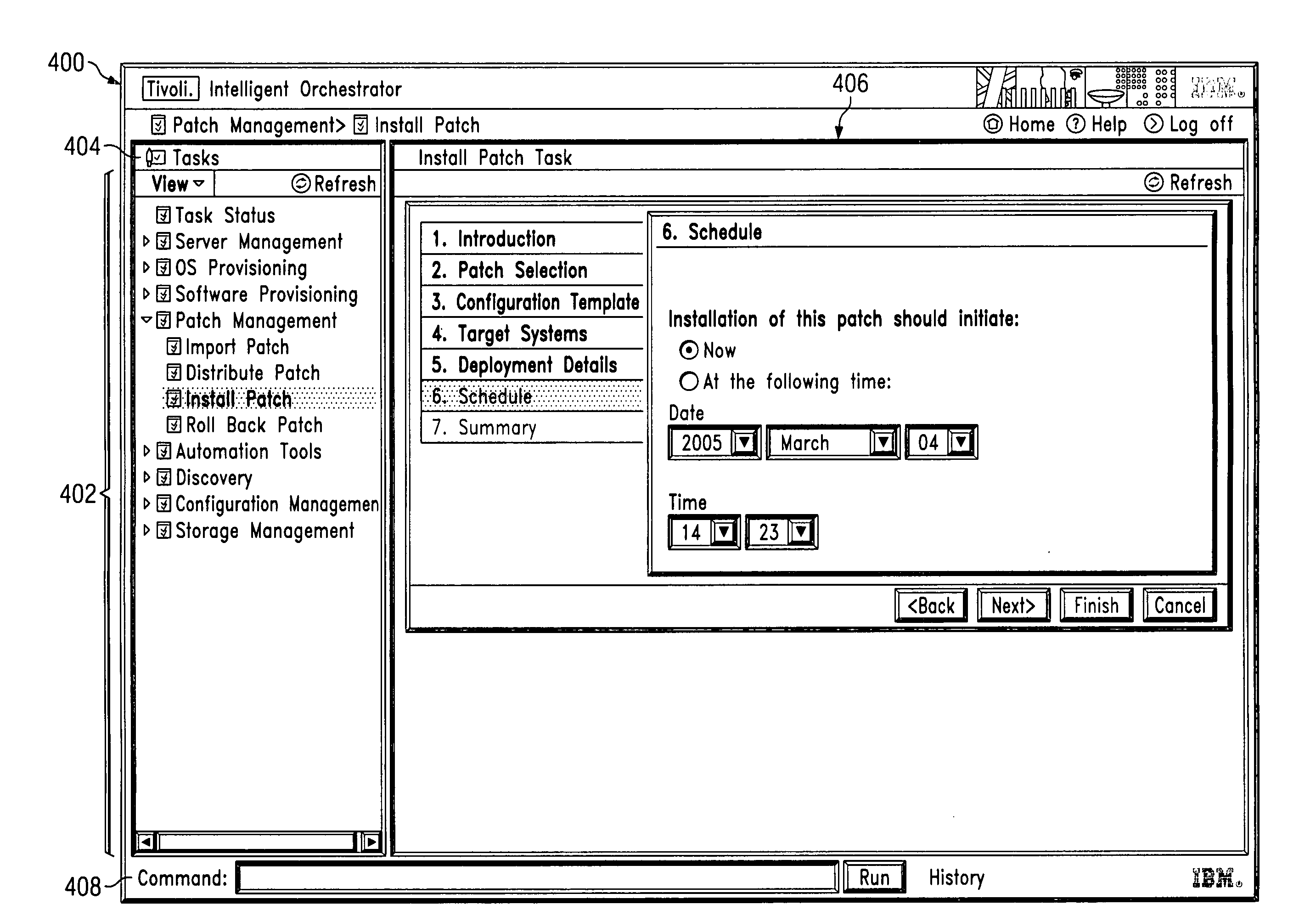 Method for advanced management of software distribution tasks