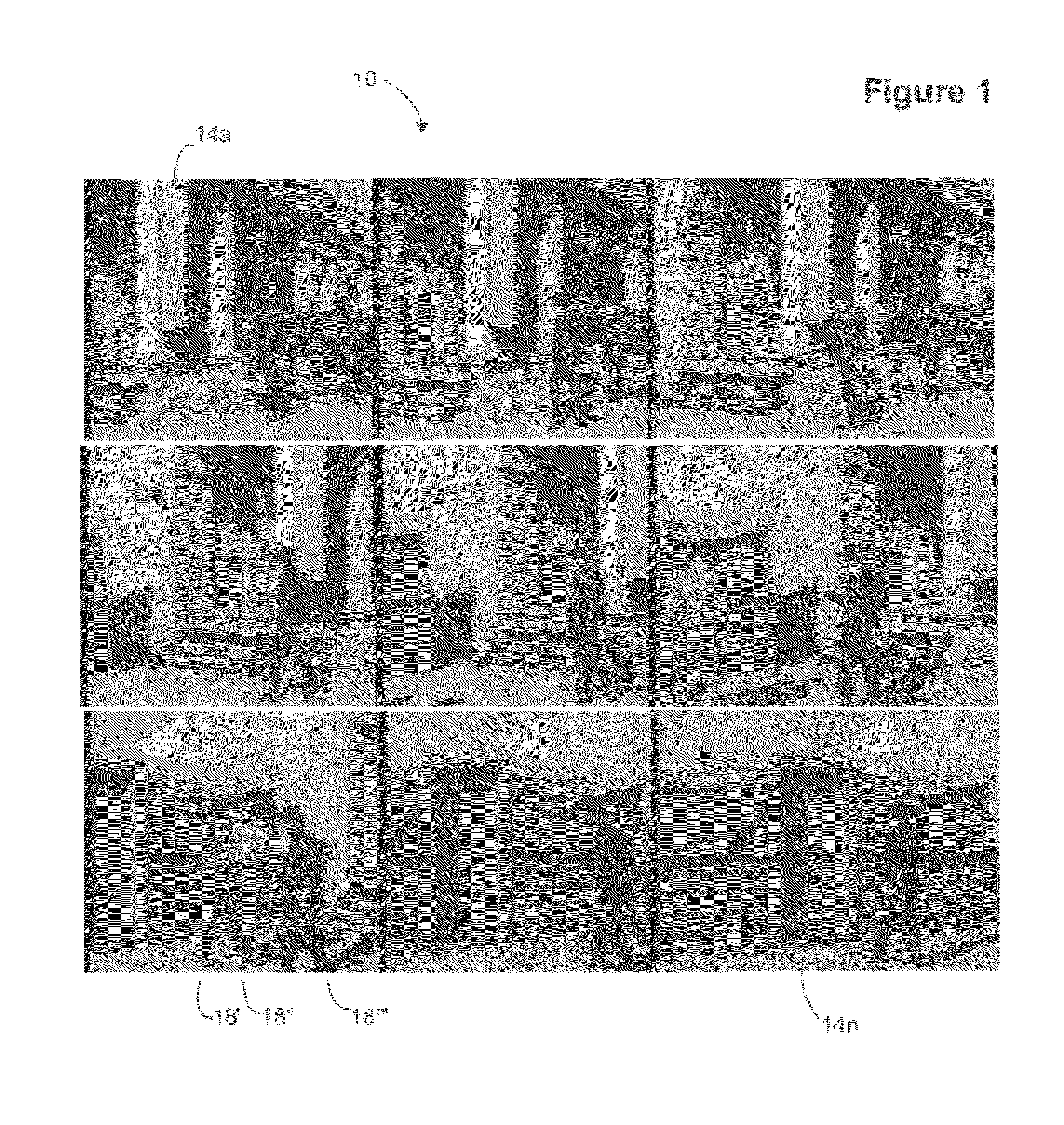 Minimal artifact image sequence depth enhancement system and method