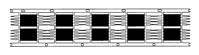 The control system of the integrated circuit rib cutting device