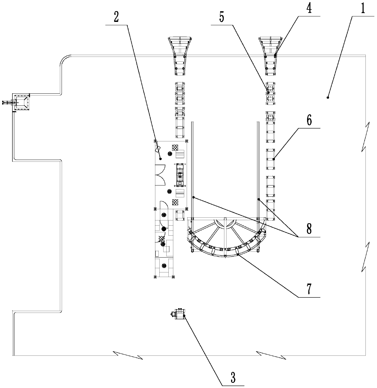 Submarine cable connection operation device and operation method thereof