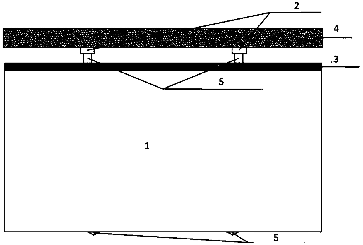 Road interface characteristic testing device and method