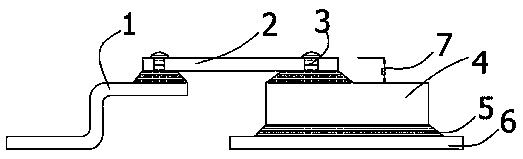 Copper piece welding process for power module by using sintered silver paste as bonding agent