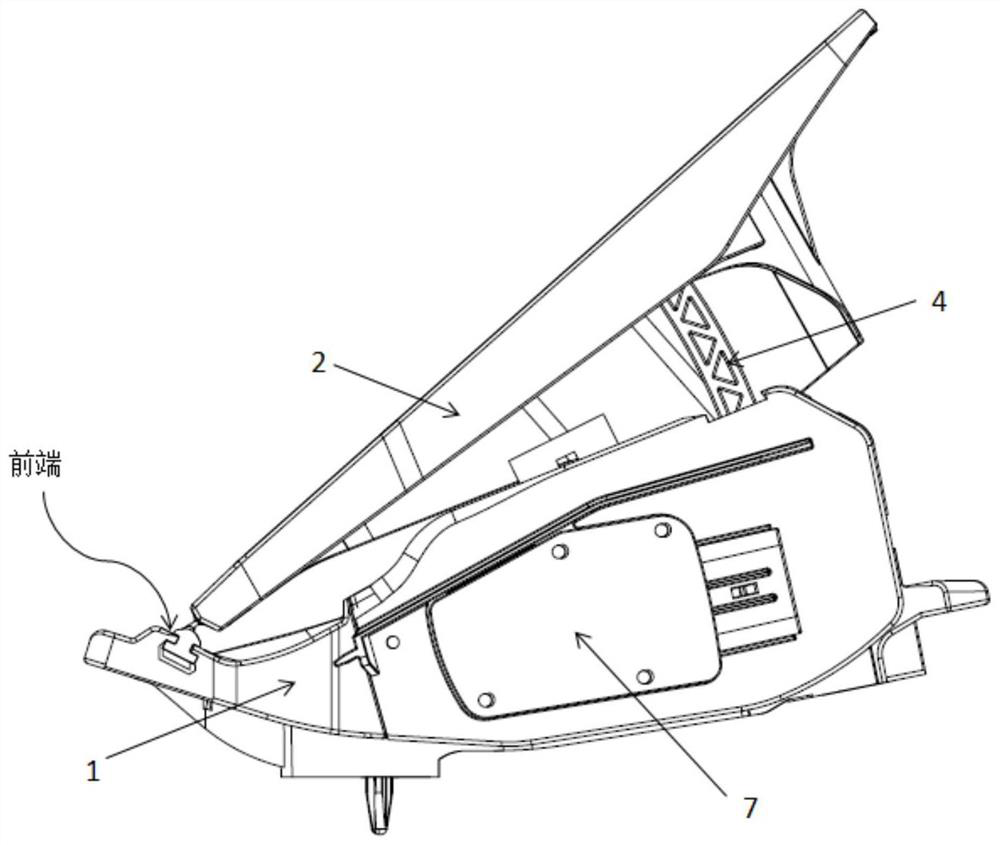 Floor type electronic accelerator pedal