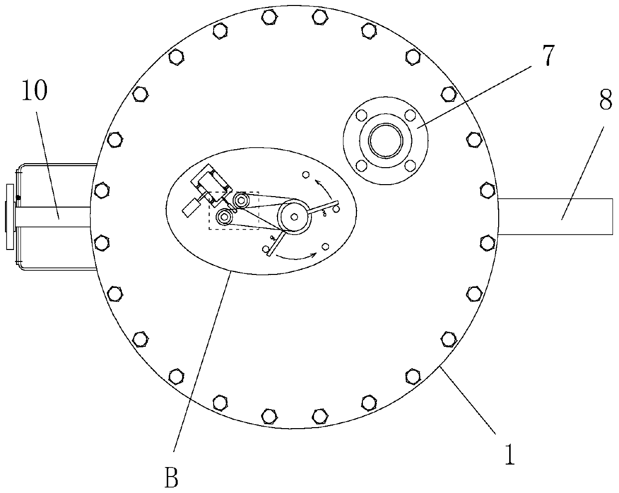 Numerically-controlled alkali solution distributor