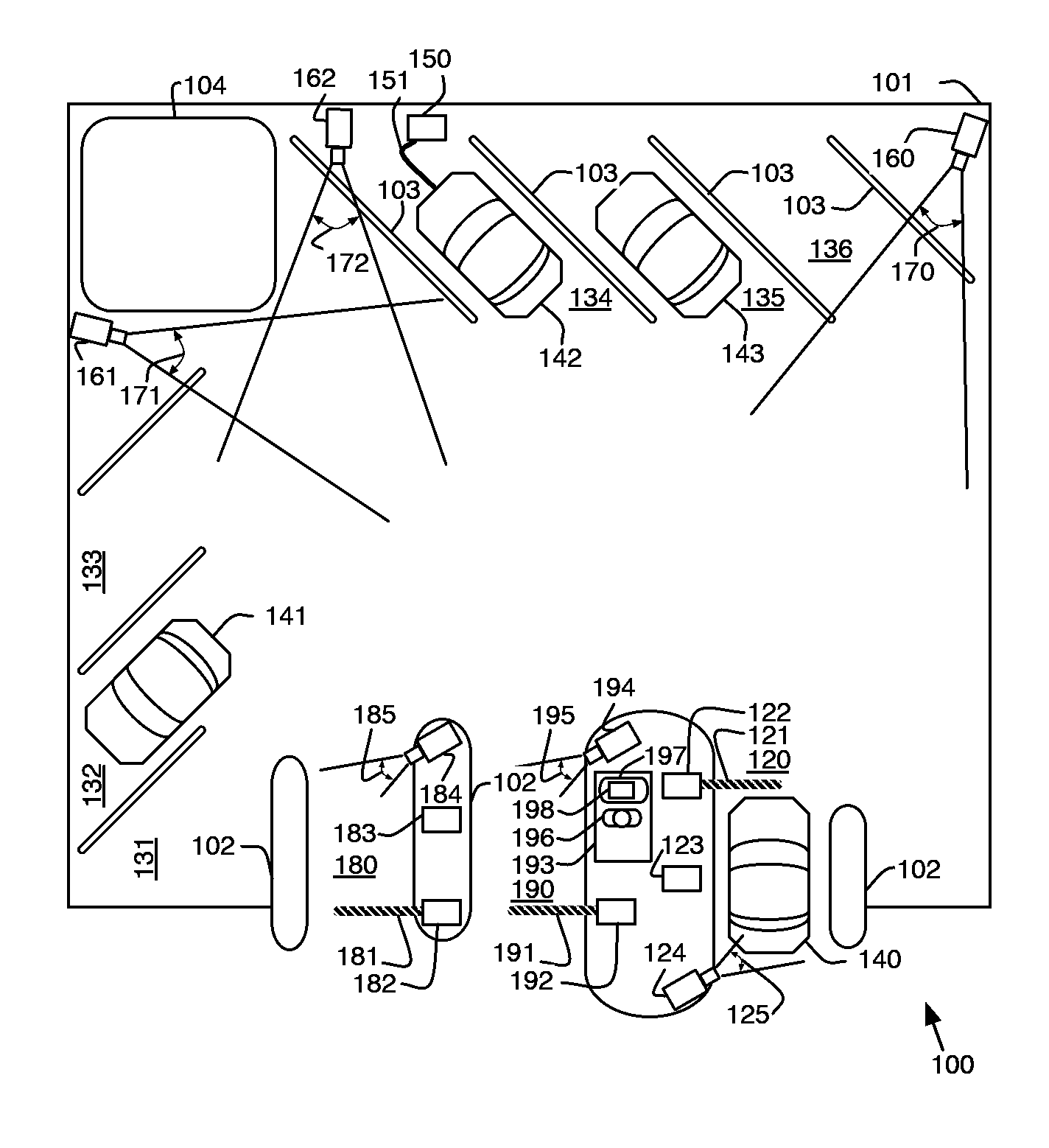 Unified parking management system and method based on optical data processing