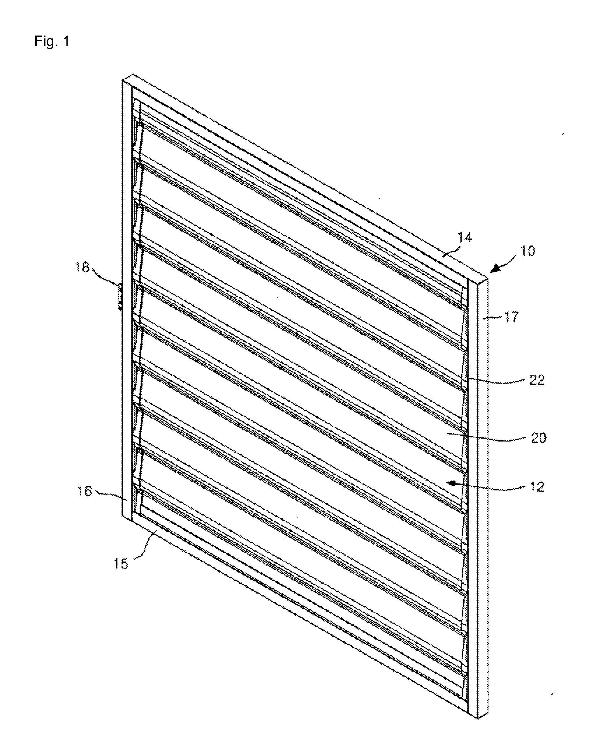 Louver module and louver system employing the same