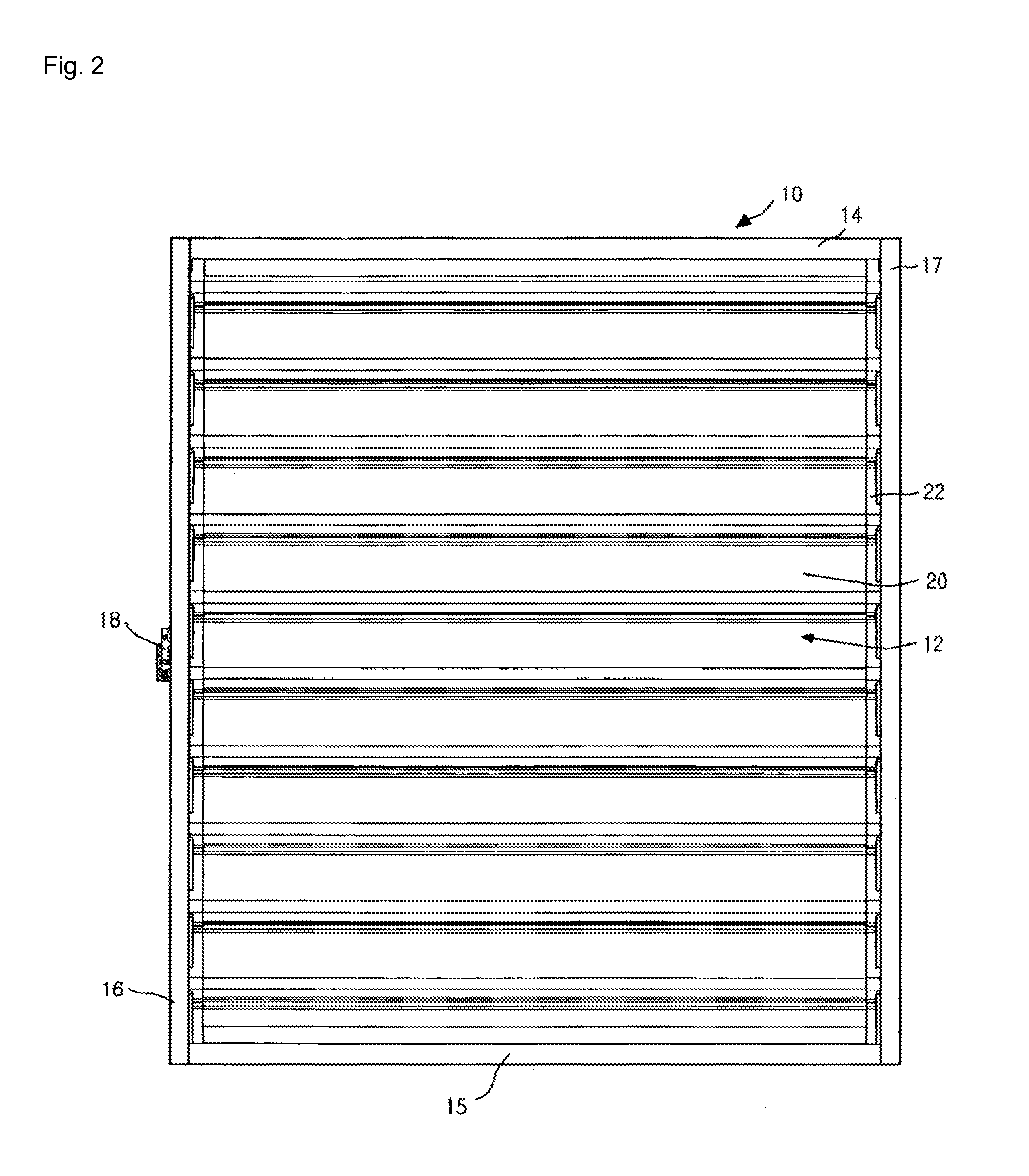 Louver module and louver system employing the same