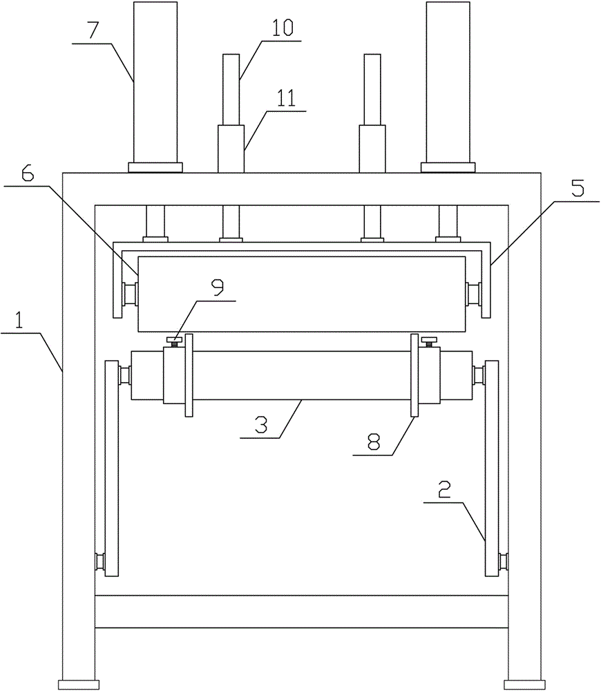 Pressing and rounding mechanism for steel plate