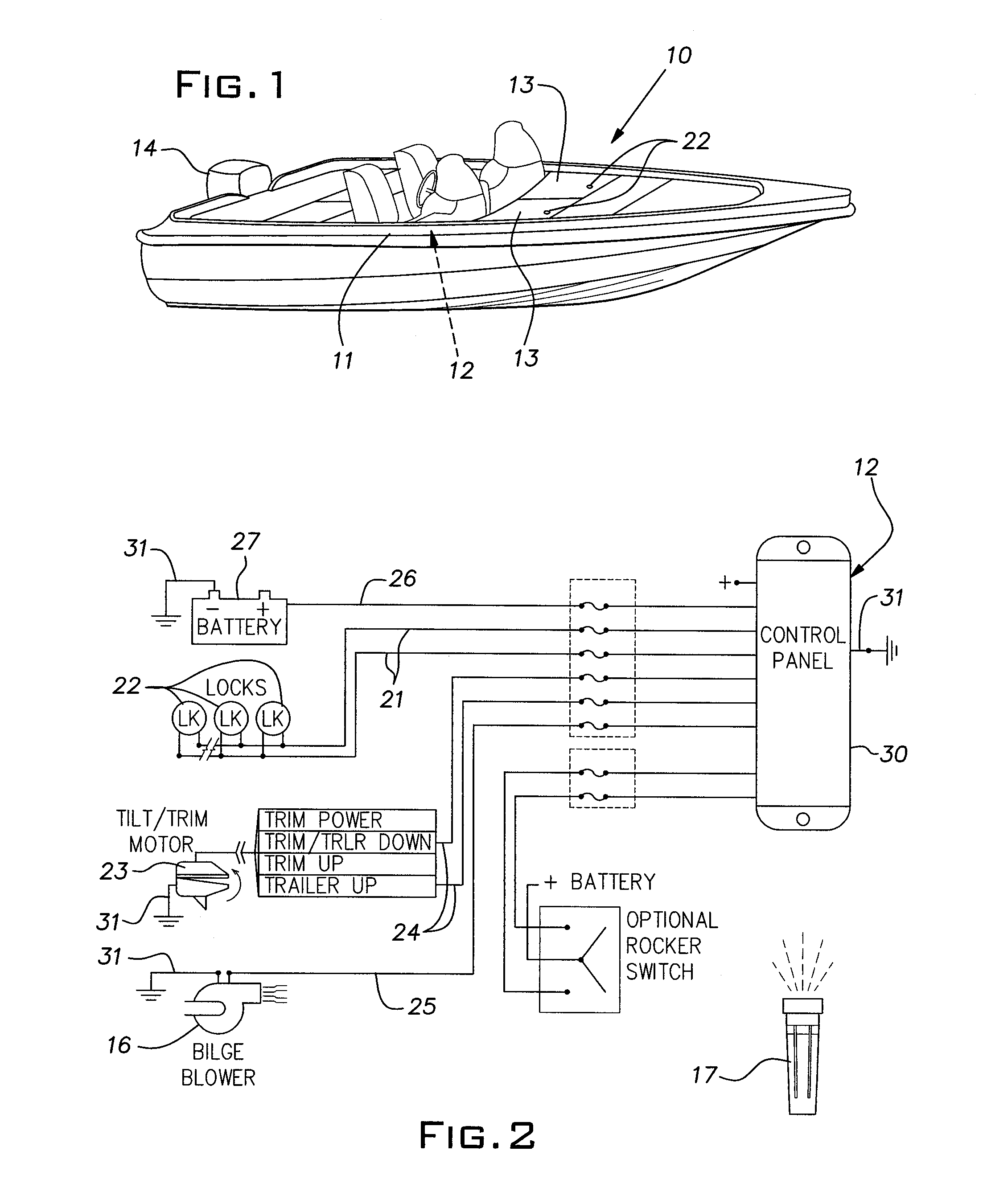 Remote control marine lock system