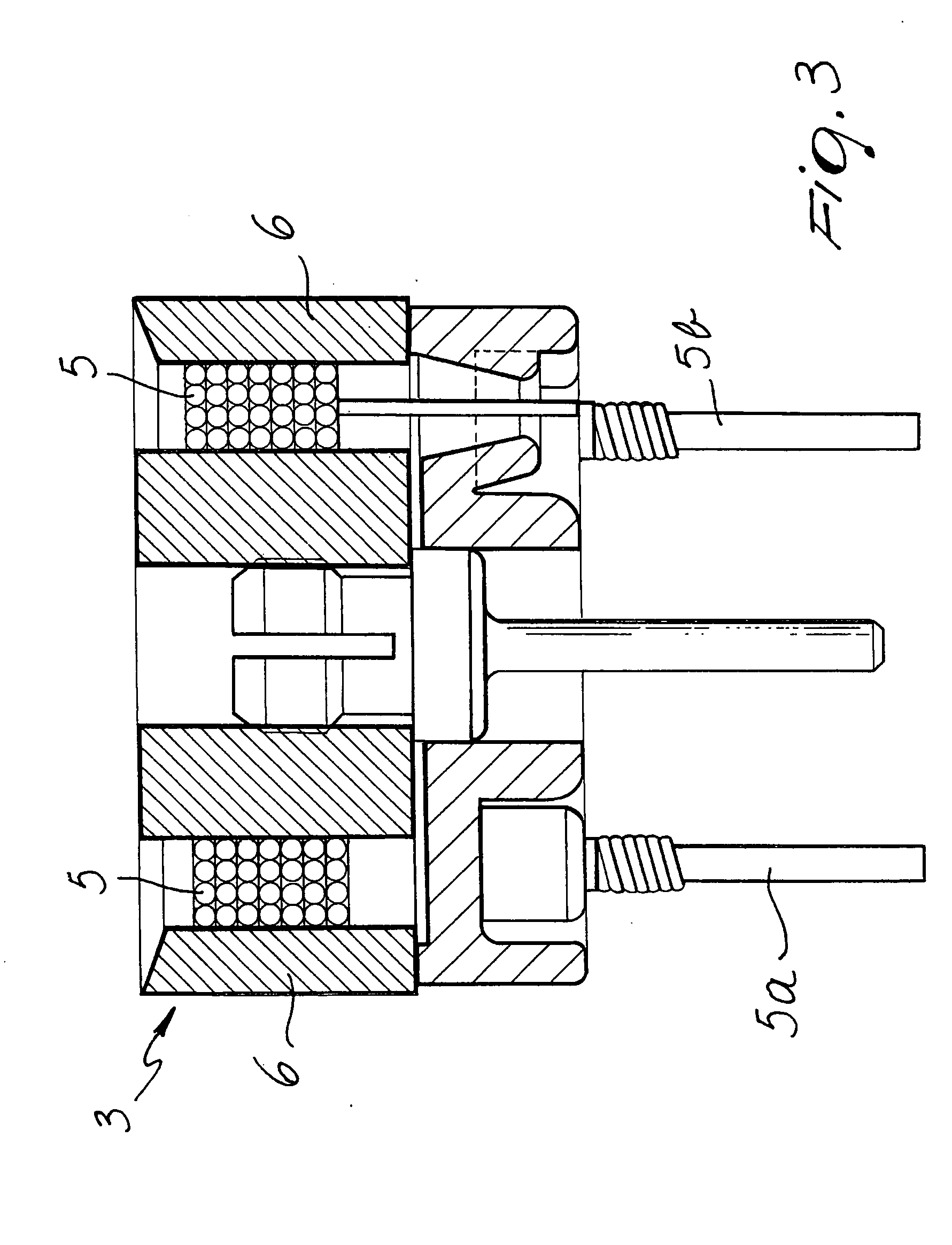 Inductive switch for adjustment and switching for applications in special environments