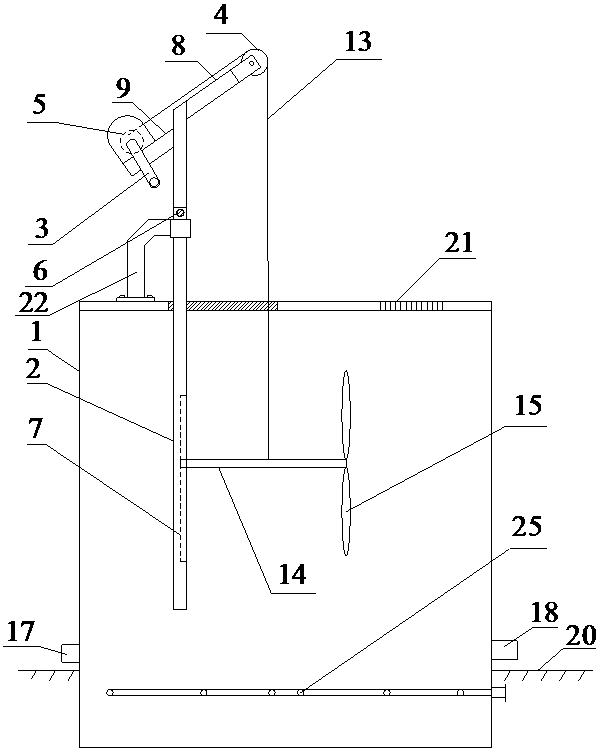 Biomass hydrolysis acidification device