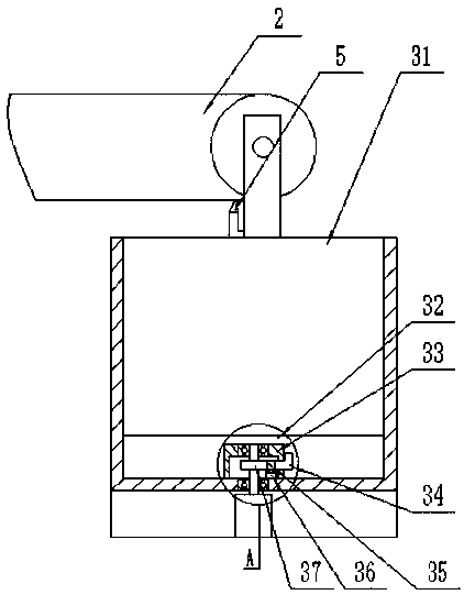 Excrement processing device for bird breeding