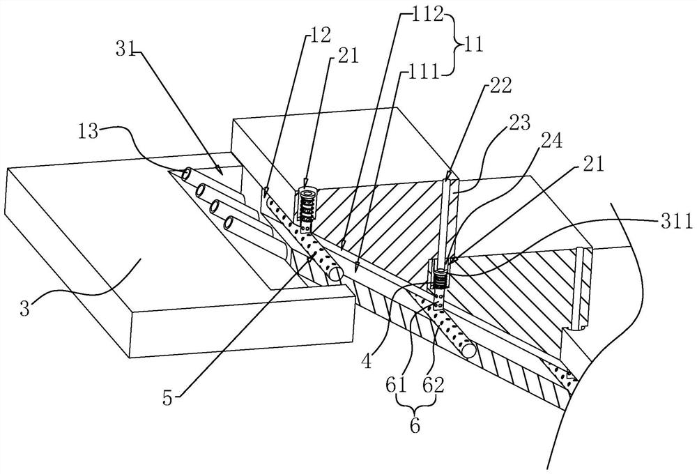 A prefabricated staircase and its installation process