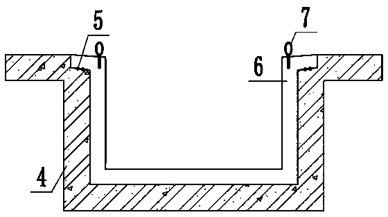 Rainwater inspection well structure with quick dredging function, and construction method thereof
