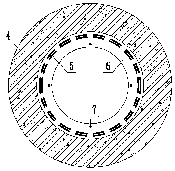 Rainwater inspection well structure with quick dredging function, and construction method thereof