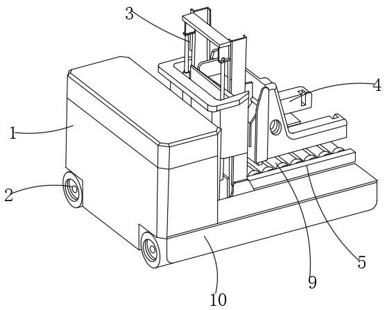 Movable molten iron automatic conveying vehicle